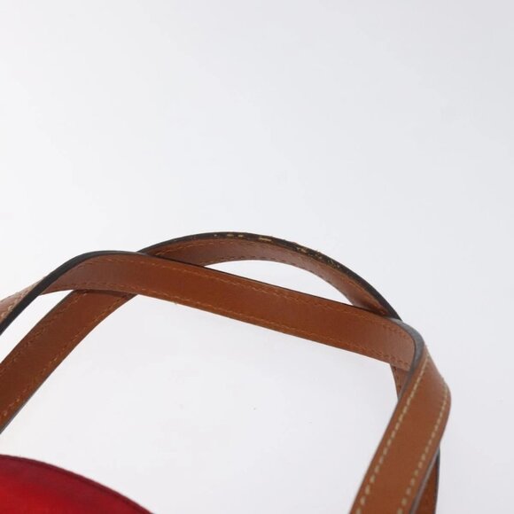 GUCCI GG Canvas Tote Bag Nylon Gold Red 282489 - Picture 8 of 15